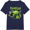 image:imageHot Wheels Monster Trucks  Gunkster TShirtNavy Blue
