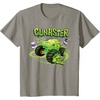 image:imageHot Wheels Monster Trucks  Gunkster TShirtSlate Grey