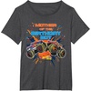 image:imageHot Wheels Monster Trucks  Mother of Birthday Boy TShirtDark Heather Grey