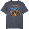image:imageHot Wheels Monster Trucks  Mother of Birthday Boy TShirtHeather Blue