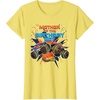 image:imageHot Wheels Monster Trucks  Mother of Birthday Boy TShirtLemon Yellow