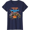 image:imageHot Wheels Monster Trucks  Mother of Birthday Boy TShirtNavy Blue