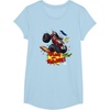 image:imageHot Wheels Monster Trucks  Trash and Smash TShirtBaby Blue