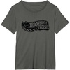 image:imageHot Wheels Monster Trucks Black Logo TShirtAsphalt Grey