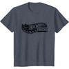 image:imageHot Wheels Monster Trucks Black Logo TShirtHeather Blue