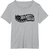 image:imageHot Wheels Monster Trucks Black Logo TShirtHeather Grey