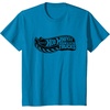 image:imageHot Wheels Monster Trucks Black Logo TShirtSapphire Blue