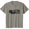 image:imageHot Wheels Monster Trucks Black Logo TShirtSlate Grey