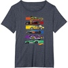 image:imageHot Wheels Multi Car TShirtHeather Blue