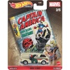 image:imageHot Wheels Premium Toy Car Truck or Van 164 Scale DieCast Replica from Popular Movie TV Show or Video Game Styles May VaryCaptain America
