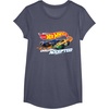 image:imageHot Wheels Race Time Challenged Accepted TShirtHeather Blue