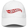 image:imageHot Wheels Red Logo Adjustable Baseball HatWhite