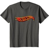 image:imageHot Wheels Red and Yellow Logo TShirtAsphalt Grey