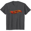 image:imageHot Wheels Red and Yellow Logo TShirtDark Heather Grey