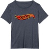 image:imageHot Wheels Red and Yellow Logo TShirtHeather Blue
