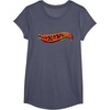 image:imageHot Wheels Red and Yellow Logo TShirtHeather Blue