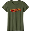 image:imageHot Wheels Red and Yellow Logo TShirtOlive Green