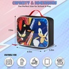 image:imageHot Wheels Speed Club Insulated Lunch Box Full Zip Around Lunch Tote Bag for Hot and Cold Food Racing Design MulticoloredSonic