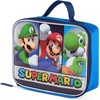 image:imageHot Wheels Speed Club Insulated Lunch Box Full Zip Around Lunch Tote Bag for Hot and Cold Food Racing Design MulticoloredSuper Mario