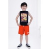 image:imageHot Wheels Tank Top and Shorts Outfit Set Toddler to Big Kid Sizes 2T  1012Black  Red