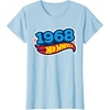 image:imageHot Wheels UnisexAdults Kids Classic Vintage TShirt Black Short Sleeve Crew Neck TShirt Letter PrintBaby Blue