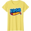 image:imageHot Wheels UnisexAdults Kids Classic Vintage TShirt Black Short Sleeve Crew Neck TShirt Letter PrintLemon Yellow
