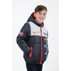 image:imageHot Wheels Zip Up Puffer Jacket with Fleece Lining Toddler to Big Kid Sizes 3T  1012Black