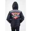 image:imageHot Wheels Zip Up Puffer Jacket with Fleece Lining Toddler to Big Kid Sizes 3T  1012Black