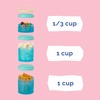 image:imageWhiskware Hot Wheels Snack Containers 3 Stackable Cups VARSITY SPEED CLUBDreamhouse