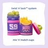 image:imageWhiskware Hot Wheels Snack Containers 3 Stackable Cups VARSITY SPEED CLUBSports
