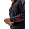 image:imageWrangler Mens X Hot Wheels Logo Flame HoodieBlack