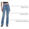 image:imageWrangler Womens X Hot Wheels HighRise Bootcut JeanDark Blue Denim
