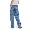 image:imageWrangler Womens X Hot Wheels Wide Leg Cargo JeanMedium Blue Denim
