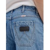 image:imageWrangler Womens X Hot Wheels Wide Leg Cargo JeanMedium Blue Denim