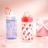 image:imageZak Designs Hot Wheels Sage 16oz LeakProof Straw Kids Water Bottle 2PackBerry and Bows