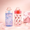 image:imageZak Designs Hot Wheels Sage 16oz LeakProof Straw Kids Water Bottle 2PackBerry and Bows