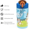 image:imageZak Designs Hot Wheels Sage 16oz LeakProof Straw Kids Water Bottle 2PackBluey Bottle 2pk