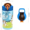 image:imageZak Designs Hot Wheels Sage 16oz LeakProof Straw Kids Water Bottle 2PackBluey Bottle 2pk