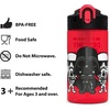 image:imageZak Designs Hot Wheels Sage 16oz LeakProof Straw Kids Water Bottle 2PackDarth Vader Bottle 2pk