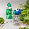image:imageZak Designs Hot Wheels Sage 16oz LeakProof Straw Kids Water Bottle 2PackJurassic World Green and Blue