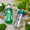 image:imageZak Designs Hot Wheels Sage 16oz LeakProof Straw Kids Water Bottle 2PackJurassic World Green and Blue