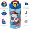image:imageZak Designs Hot Wheels Sage 16oz LeakProof Straw Kids Water Bottle 2PackPaw Patrol Marshall Bottle 2pk