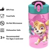 image:imageZak Designs Hot Wheels Sage 16oz LeakProof Straw Kids Water Bottle 2PackPaw Patrol Skye Bottle 2pk