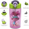 image:imageZak Designs Hot Wheels Sage 16oz LeakProof Straw Kids Water Bottle 2PackTrolls 2 Bottle 2pk