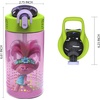 image:imageZak Designs Hot Wheels Sage 16oz LeakProof Straw Kids Water Bottle 2PackTrolls 2 Bottle 2pk