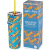 image:imageDragon Glassware x Hot Wheels Tumbler with Straw 24 oz  Race TeamHot Wheels  Race Team