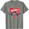 image:imageHot Wheels  Red Heart TShirtOlive Heather