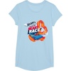 image:imageHot Wheels  You Make My Heart Race Orange Heart Loop TShirtBaby Blue
