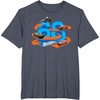 image:imageHot Wheels 68 Looping Track TShirtHeather Blue