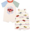 image:imageHot Wheels Baby 2 Pack Rompers Newborn to Infant Sizes Newborn  24 MonthsBeige